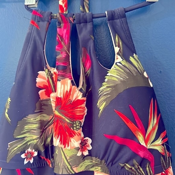 NWOT Women’s Kona Sol Keyhole Strap One Piece Swimsuit Size 14W - Picture 4 of 11